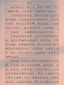值得追求作文600字