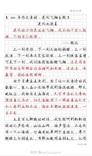 2007高考语文作文题是什么？
