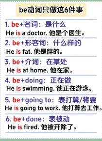 七年级be动词用法有哪些规则？