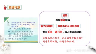 古诗春夜洛城闻笛教案如何设计互动教学环节？