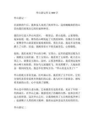 游记作文800初中