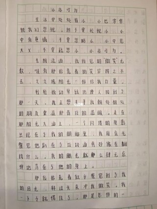 小亦可为作文600字，小处如何铸就大作为？
