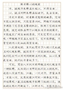 作文《生活的绳索》