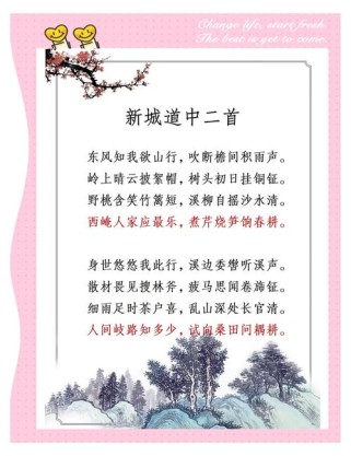 苏教版必修二古诗词有何核心考点？