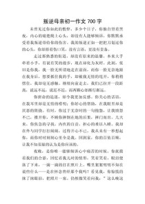 初一满分作文700字如何写？