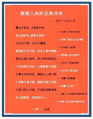 古诗表达手法究竟有哪些？