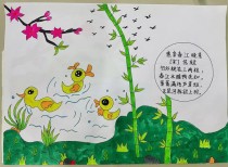 二年级题画古诗画图，如何教孩子读懂画中诗？