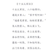 十五从军征，归乡后他经历了什么？