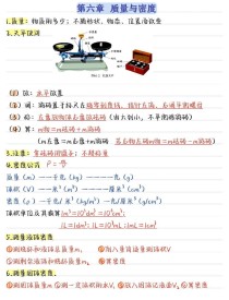 八年级上册物理知识点归纳有哪些核心考点？