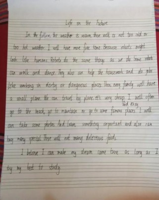 七年级上册英语作文怎么写？