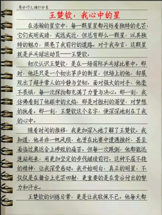 我心中的明星是谁？