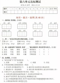 小学语文四年级上册基础训练重点是什么？