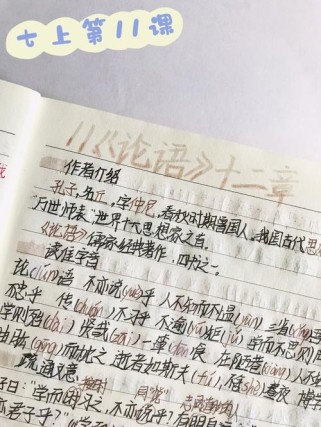 七上古诗词及论语默写