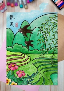 三年级有哪些春天的画