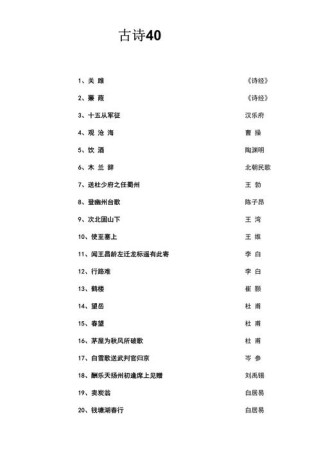 40首古诗词曲，初中生如何高效掌握？