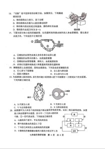 2025七下生物期末卷重点考什么？