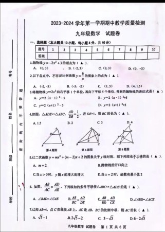 七年级数学上册期中试卷重点难点是什么？