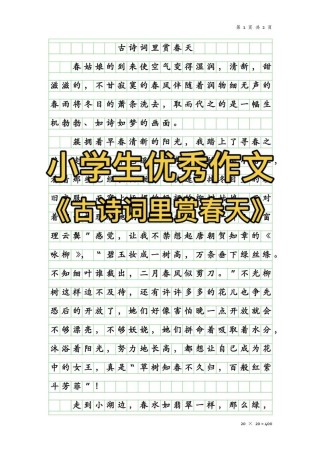 关于古诗词魅力的作文