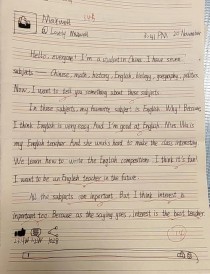 九年级上册英语第四单元作文怎么写？