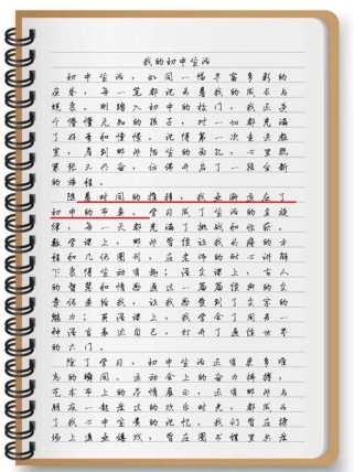 作文 我的初中生活