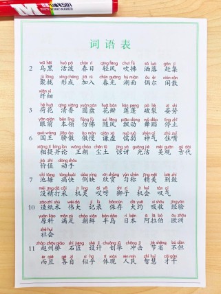 人教版三年级下册字词有哪些重点？