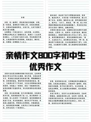 初中生优秀作文800字如何写才出彩？