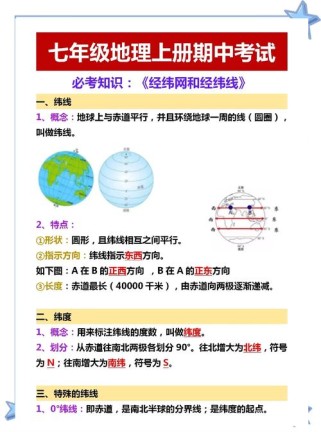 七年级地理经纬网教案如何突破教学难点？