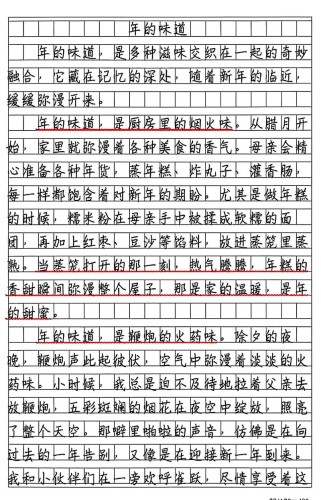 初中寒假作文素材