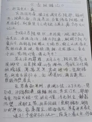 岳阳楼记默写易错字句有哪些？