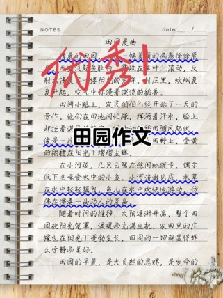 初三田园古诗文作文，如何写出新意与深度？