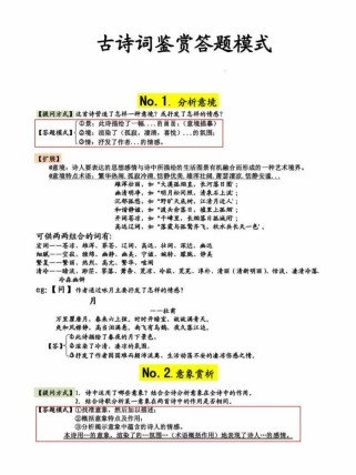 中考古诗词鉴赏如何高效答题？
