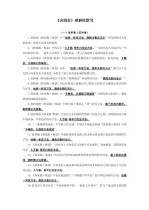 九年级语文理解性默写考点有哪些？