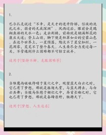 语文作文素材优美语段有哪些？