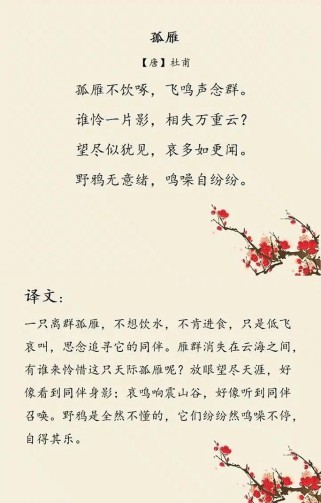 古诗三首蝉孤雁鹧鸪有何深意？