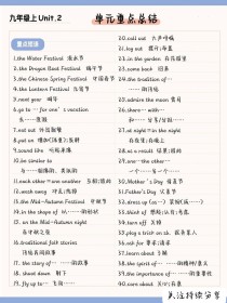 九年级上册英语知识点有哪些核心考点？