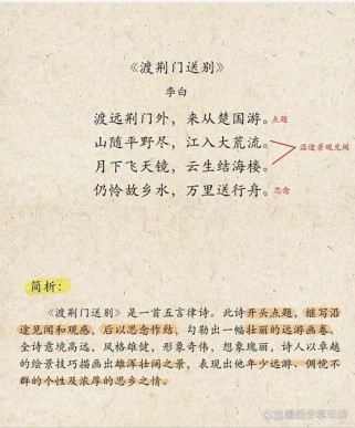 八年级上册古诗有哪些必考点？
