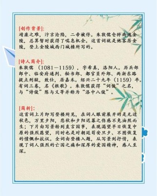 八上课外古诗词诵读二PPT有何重点？