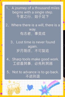 英语作文引用谚语，格式怎么写？