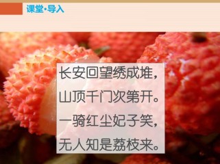 南州6月荔枝丹古诗