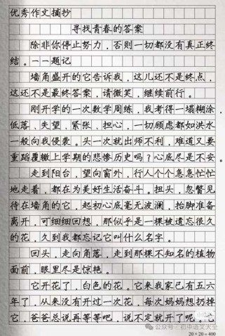 中考2025满分作文怎么写？