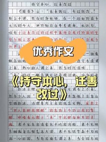 改正错误600字作文