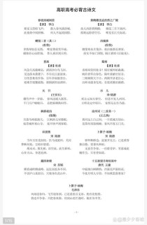 初高中必背古诗34首