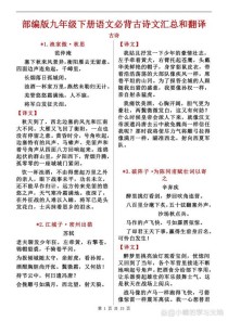 九年级古诗词重点有哪些？