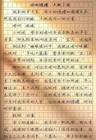 给了我 作文