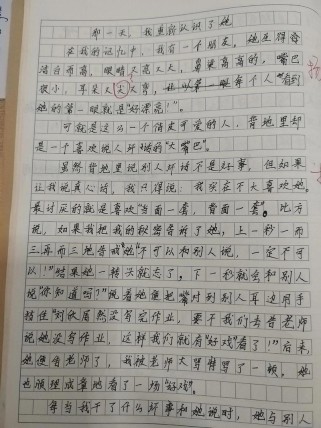 初中的片段式作文