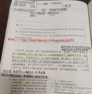 九年级语文上册22课讲了什么？