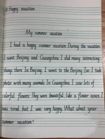 如何写好一篇关于My Vacation的英语作文？