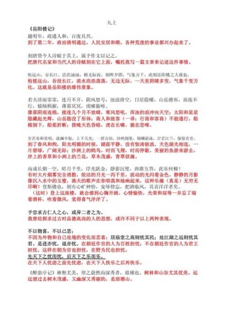 九年级上册文言文翻译有哪些重点难点？