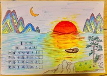 古诗秋夜入画，如何点染意境？