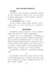 网的作文如何写出新意与深度？